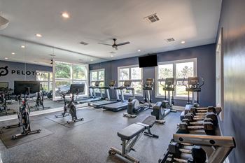 Well-equipped fitness center